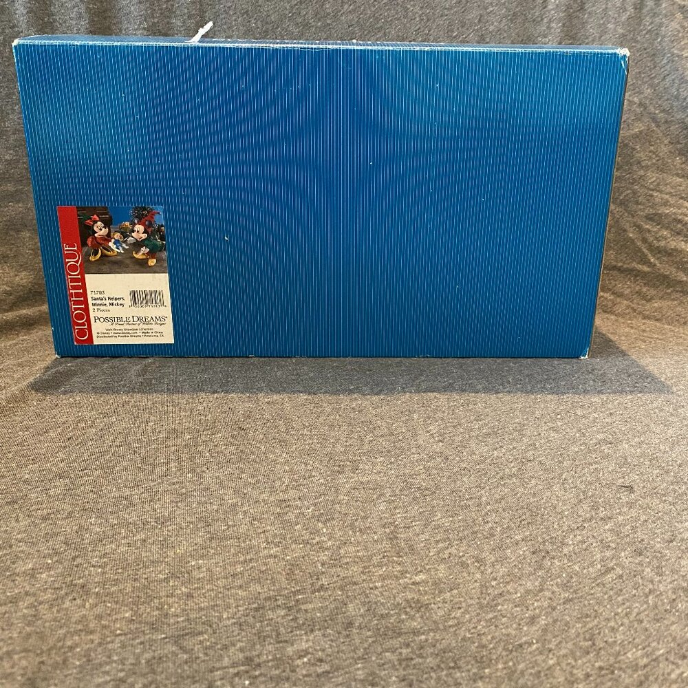 Possible Dreams - Santa' Helpers, Mickey & Minnie Figurines